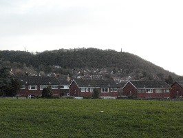 View to the hill from the Centre